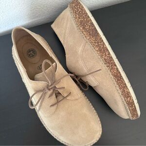 Birkenstock Men’s Gary Sand Suede Casual Oxfords Shoes